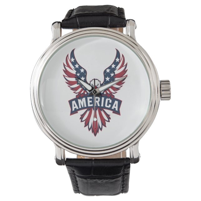 Amerika. Armbanduhr (Vorderseite)
