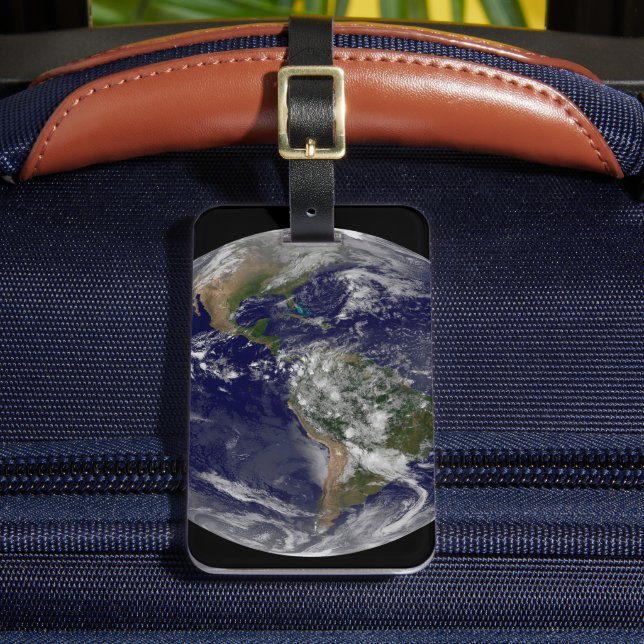 Amerika auf Erden. Gepäckanhänger (Vorderseite Insitu 2)