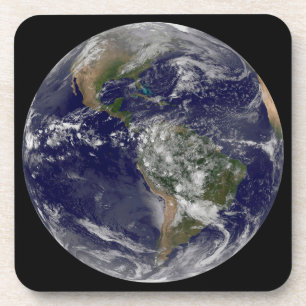 Amerika auf Erden. Getränkeuntersetzer