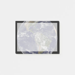 Amerika auf Erden. Post-it Klebezettel