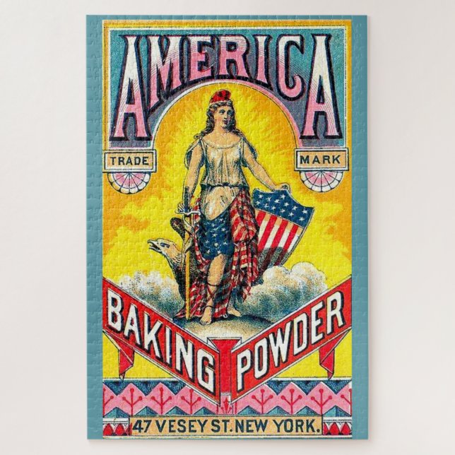 Amerika Backpulver Puzzle (Vertikal)