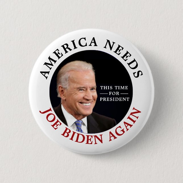 Amerika benötigt Joe Biden wieder Button (Vorderseite)