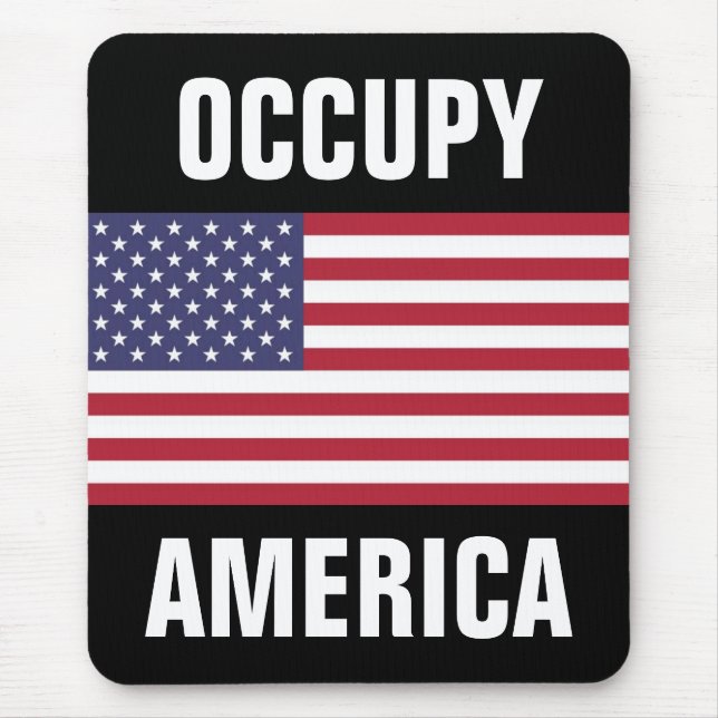 Amerika besetzen mousepad (Vorne)