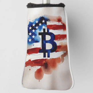 Amerika Bitcoin (Gemälde Nr. 4) Golf Headcover