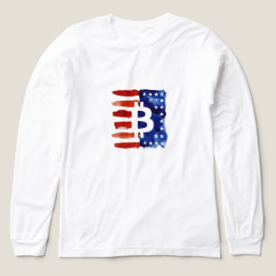 Amerika Bitcoin (Gemälde Nr. 8) Tri-Blend Shirt