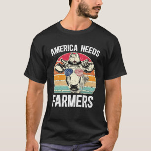 Amerika braucht Bauer, die die Landwirtschaft in d T-Shirt