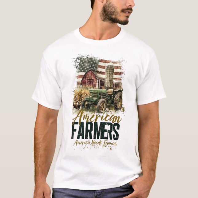 Amerika braucht Bauern  T-Shirt (Vorderseite)