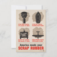 Amerika braucht Ihr Rubber-Weltwecker-Poster