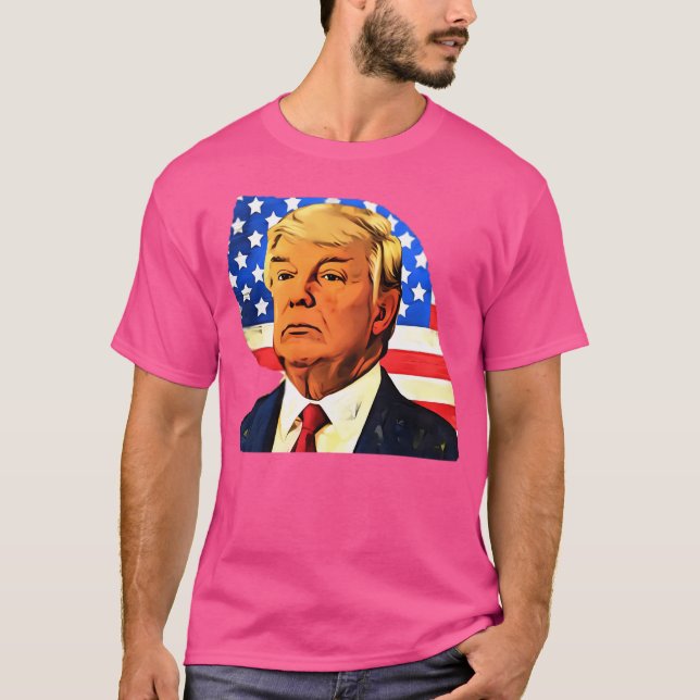 Amerika braucht Ihre Unterstützung für Trump 2016 T-Shirt (Vorderseite)