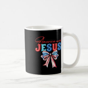 Amerika braucht Jesus Bow Christlich Patriotic 4. Kaffeetasse