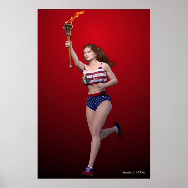 Amerika braucht Poster (Vorne)