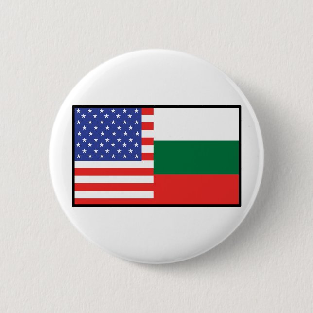 Amerika Bulgarien Button (Vorderseite)