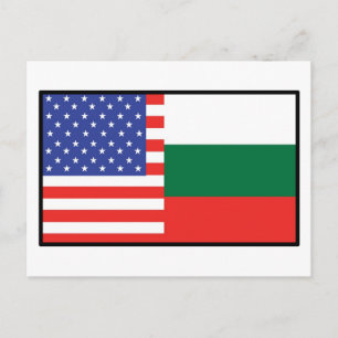 Amerika Bulgarien Postkarte