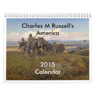 Amerika Charles-M Russell Kalender