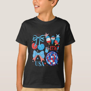 Amerika - Coquette 4. Juli Unabhängigkeitstag T-Shirt