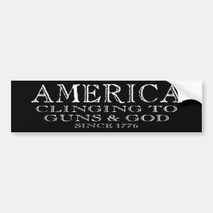 Amerika, das Gewehren und Gott-Autoaufkleber Autoaufkleber