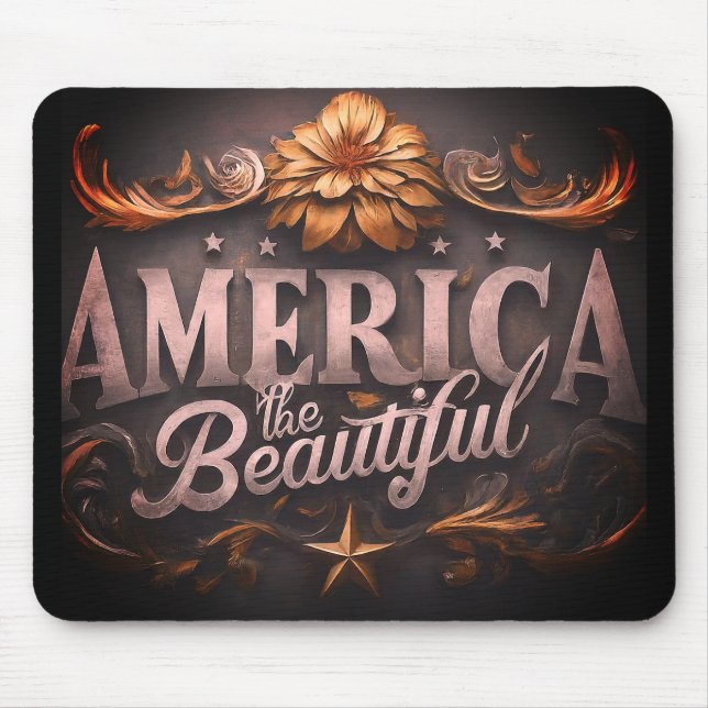 Amerika, das Schöne Mousepad (Vorne)