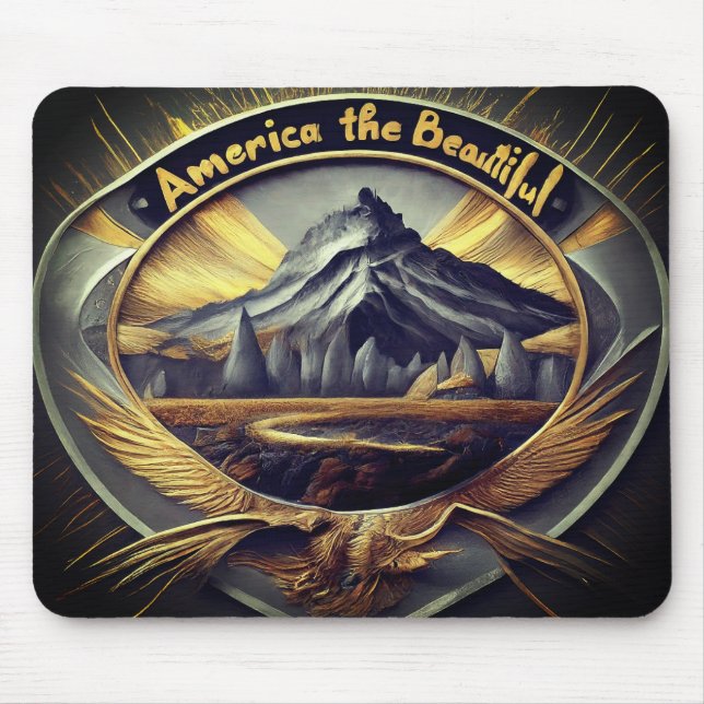 Amerika, das Schöne Mousepad (Vorne)