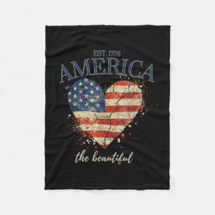 Amerika das schöne Unabhängigkeitstag patriotisch Fleecedecke