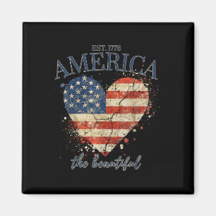 Amerika das schöne Unabhängigkeitstag patriotisch Magnet