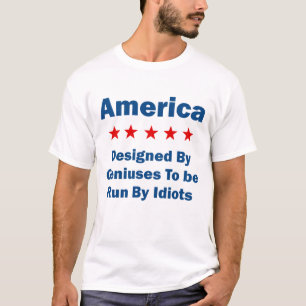 Amerika, das von Genius entworfen wurde, die von I T-Shirt