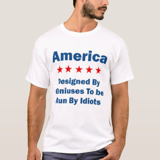 Amerika, das von Genius entworfen wurde, die von I T-Shirt