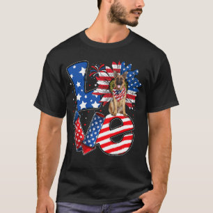 Amerika Der schöne Retro Vintage Amerikaner 4 T-Shirt