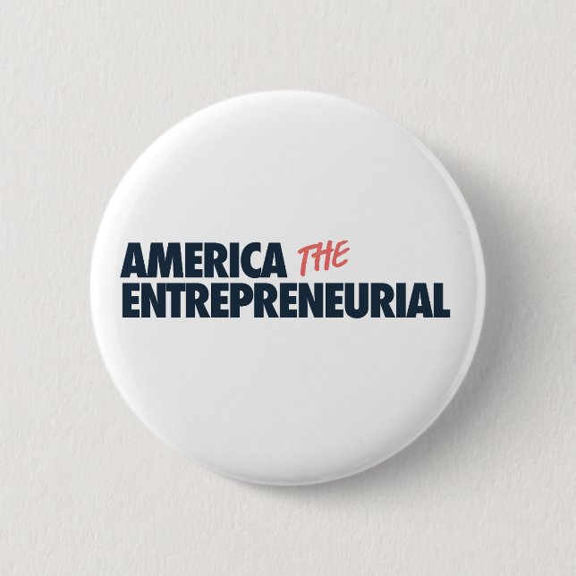Amerika der unternehmerische Knopf Button (Vorderseite)