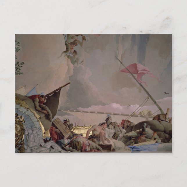 Amerika, Detail aus der Herrlichkeit Spaniens II Postkarte (Vorderseite)