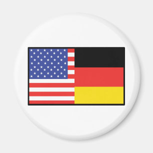 Amerika Deutschland Magnet