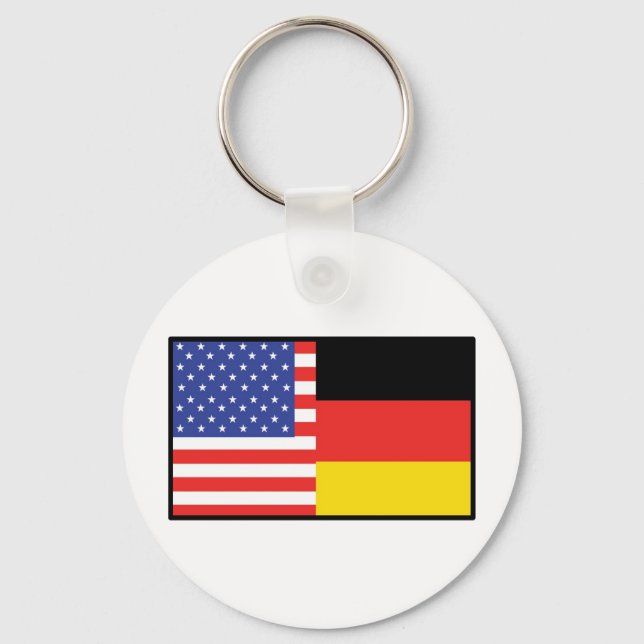 Amerika Deutschland Schlüsselanhänger (Vorderseite)