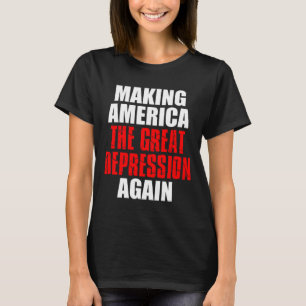 Amerika die Große Depression wieder zu Zolltarifen T-Shirt