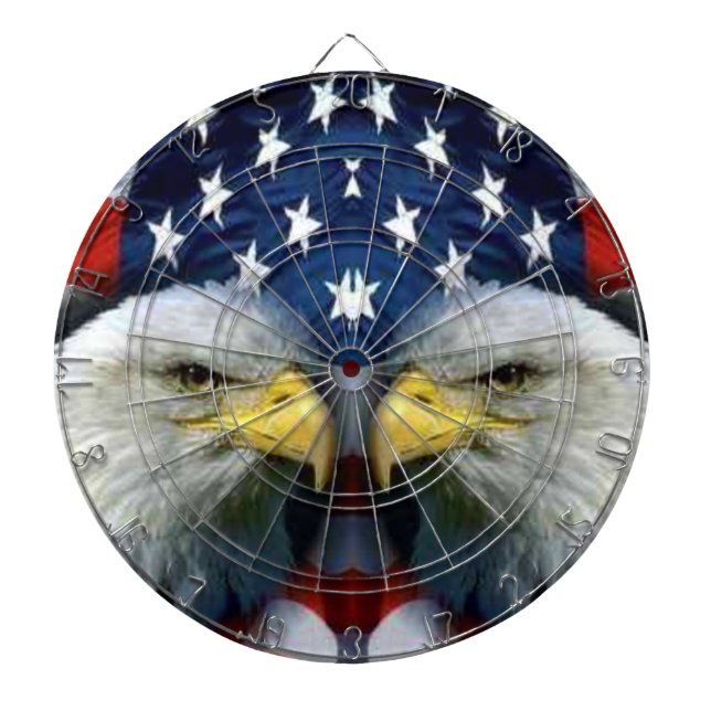 Amerika - die Schönheit_ Dartscheibe (vorne)