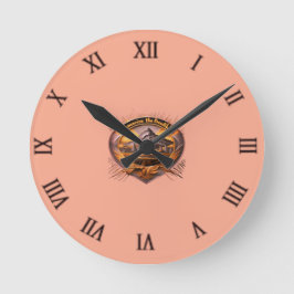 Amerika - die wunderschöne Mauer Runde Wanduhr