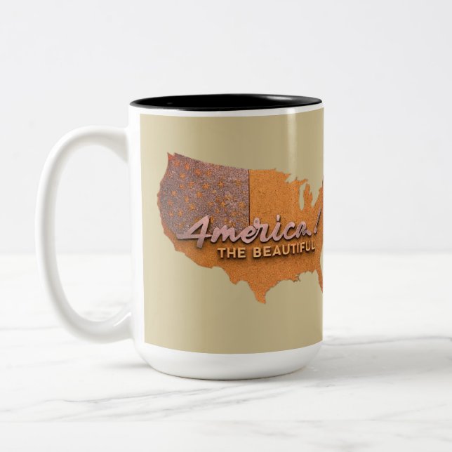 Amerika die wunderschöne Tasse (Links)