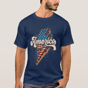 Amerika donnert mit den Sternen T-Shirt