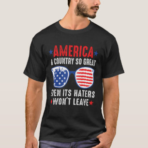 Amerika - ein Land, das so groß ist, selbst seine  T-Shirt
