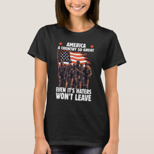 Amerika - ein Land, das so groß ist, selbst wenn e T-Shirt