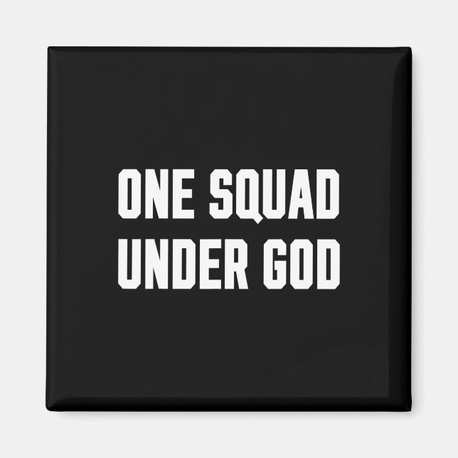 Amerika Ein Squad Unter Gott (trump 2020)  Magnet (Vorne)