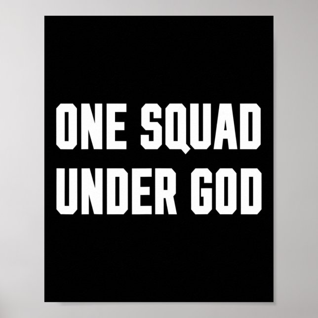 Amerika Ein Squad Unter Gott (trump 2020)  Poster (Vorne)