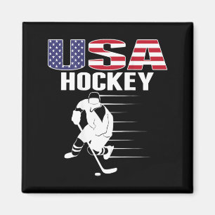 Amerika Eis Hockey Fans Jersey - USA-Flagge Magnet