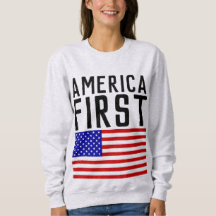 AMERIKA ERSTE, Patriotische T - Shirt