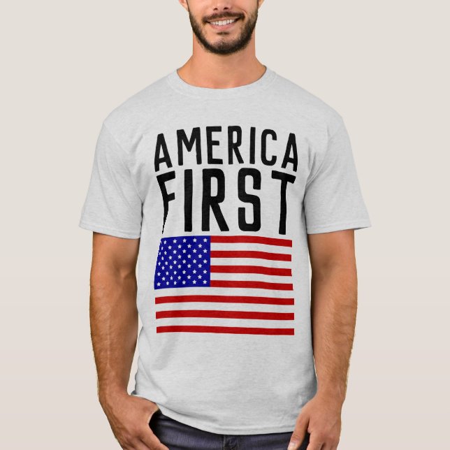 AMERIKA ERSTE T - SHIRT (Vorderseite)