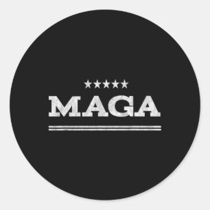 Amerika - erster Trump 2020 USA Runder Aufkleber
