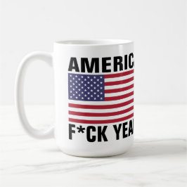 Amerika, F*ck ja! Lustig Tasse