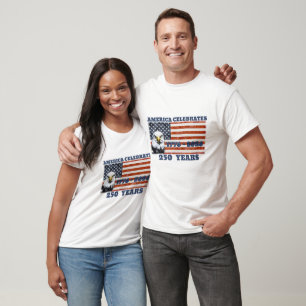 Amerika feiert 250 JAHRE 1776 - 2026 T-Shirt