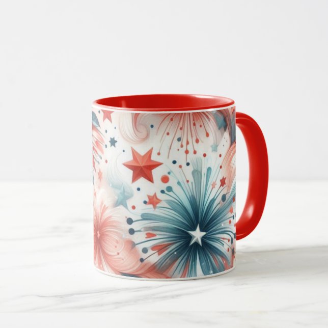 Amerika feiert tasse (VorderseiteRechts)