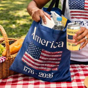 Amerika-Flagge 1776 bis 2026 USA 250. Jubiläum