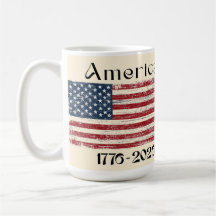 Amerika-Flagge 1776 bis 2026 USA 250. Jubiläum 