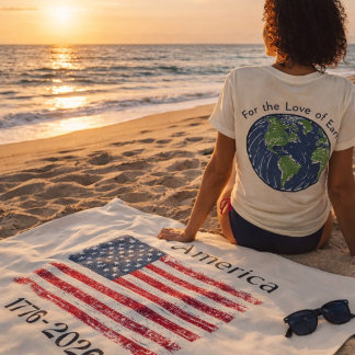 Amerika-Flagge 1776 bis 2026 USA 250. Jubiläum Strandtuch